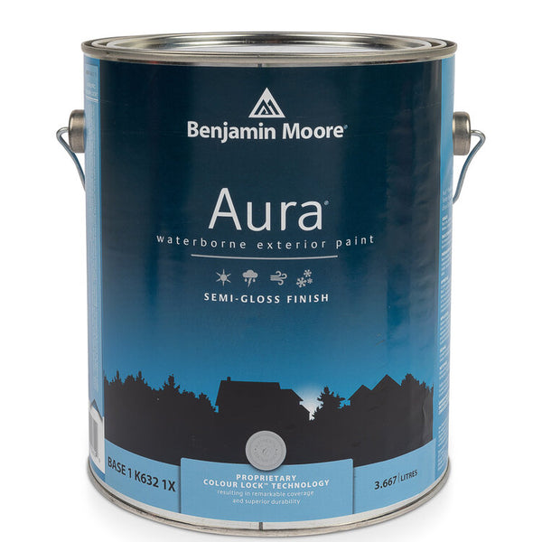 Aura Waterborne Exterior Paint Semi Gloss Finish 632 Allandale